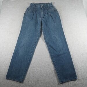 Vtg Roper Jeans Women Sz 13 Blue 80s 90s Western High Rise Pleated Made In USA